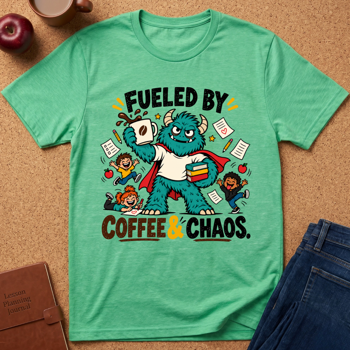 Fueled By Coffee & Chaos T-Shirt
