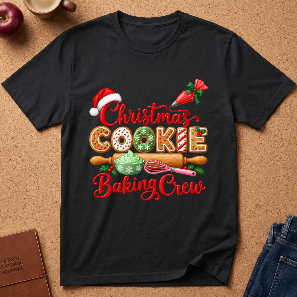 Christmas Cookie Baking Crew T-Shirt