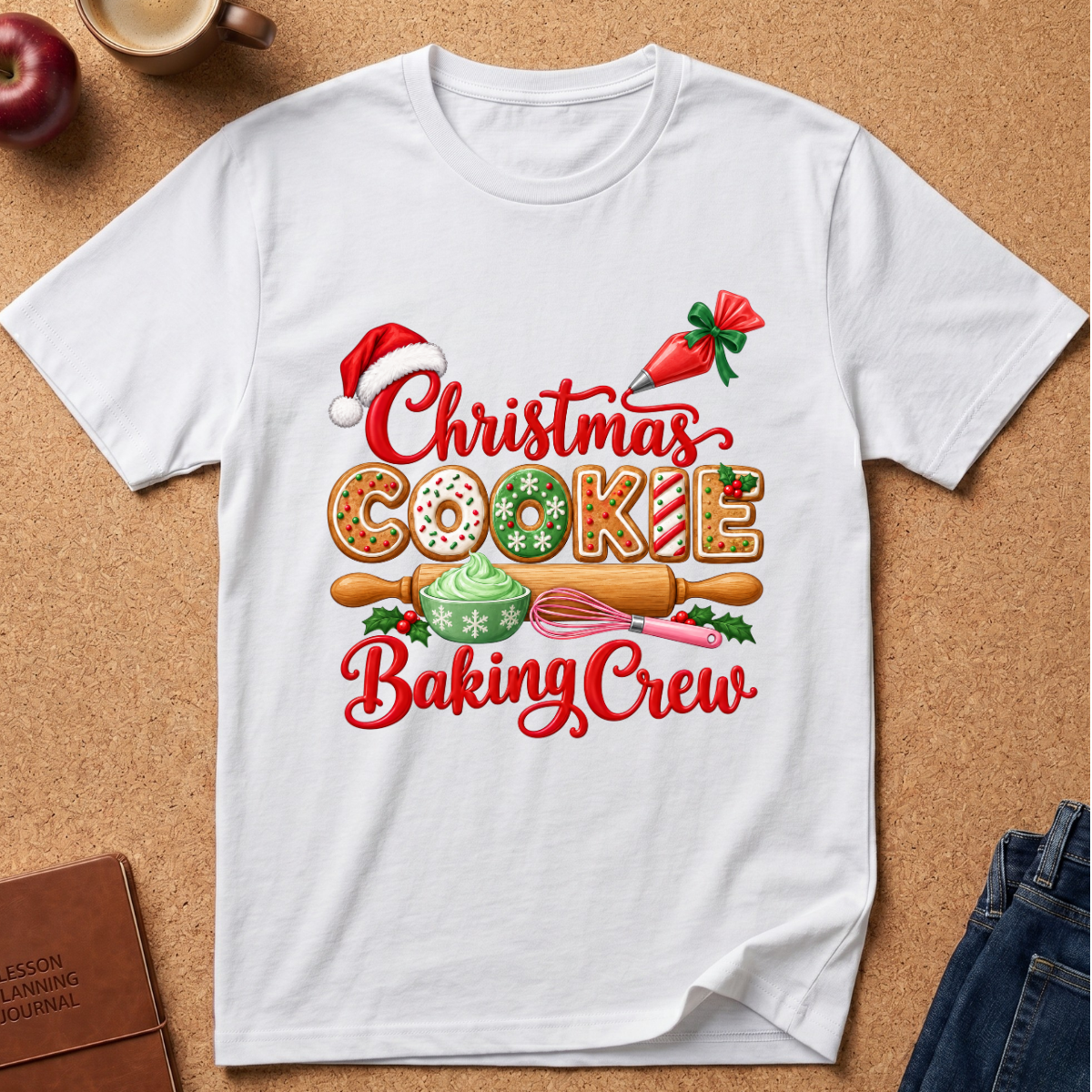 Christmas Cookie Baking Crew T-Shirt