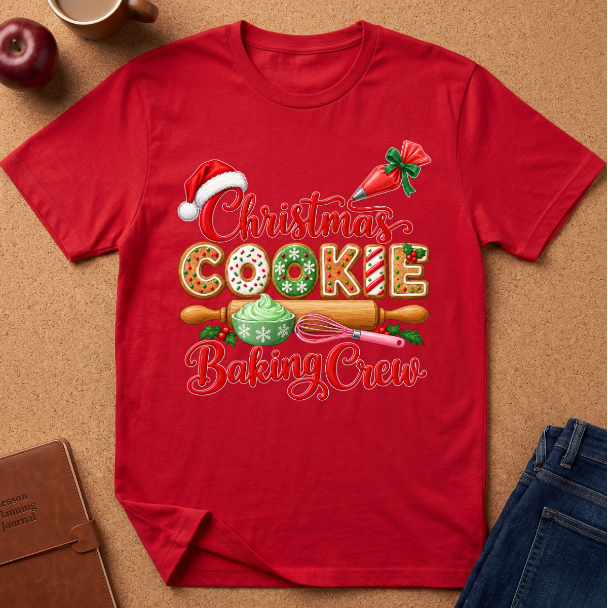Christmas Cookie Baking Crew T-Shirt