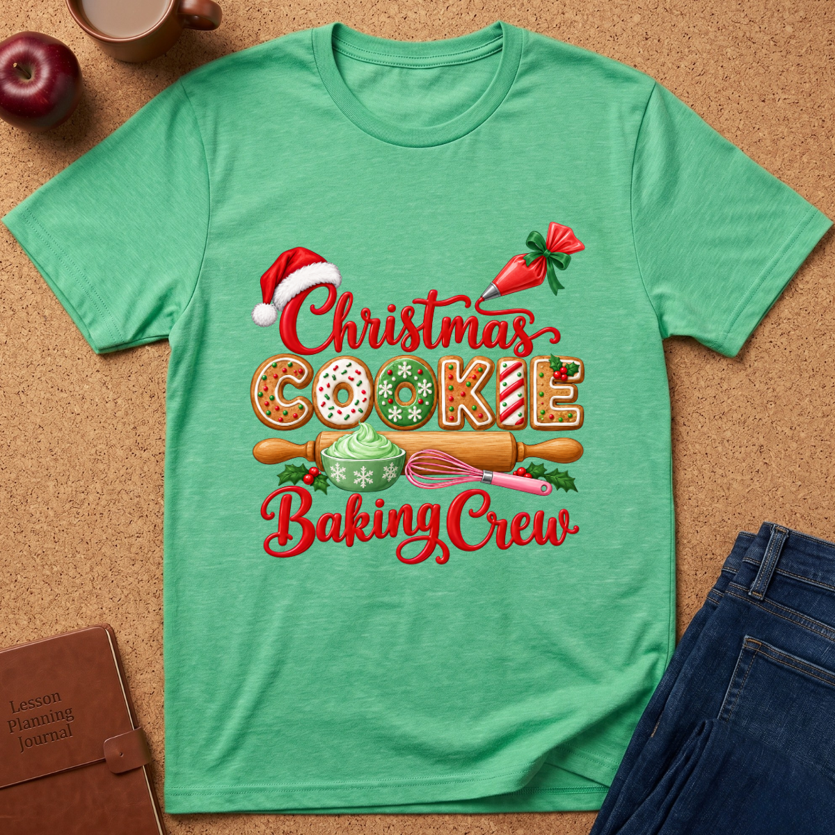 Christmas Cookie Baking Crew T-Shirt