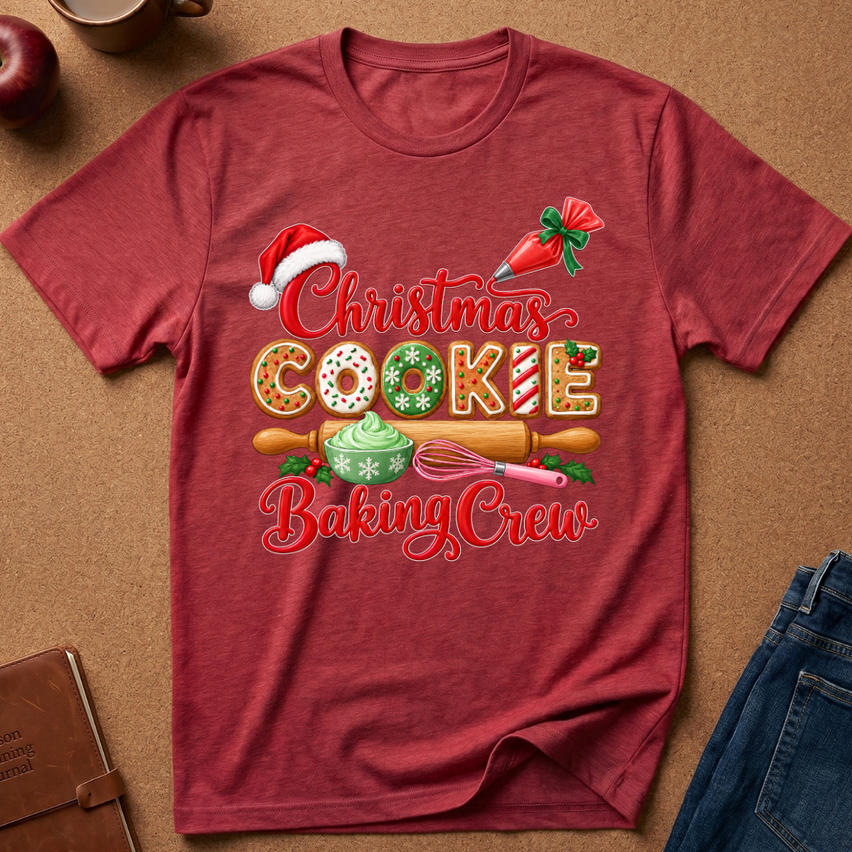 Christmas Cookie Baking Crew T-Shirt