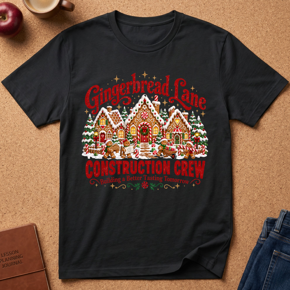 Gingerbread Lane Construction Crew T-Shirt