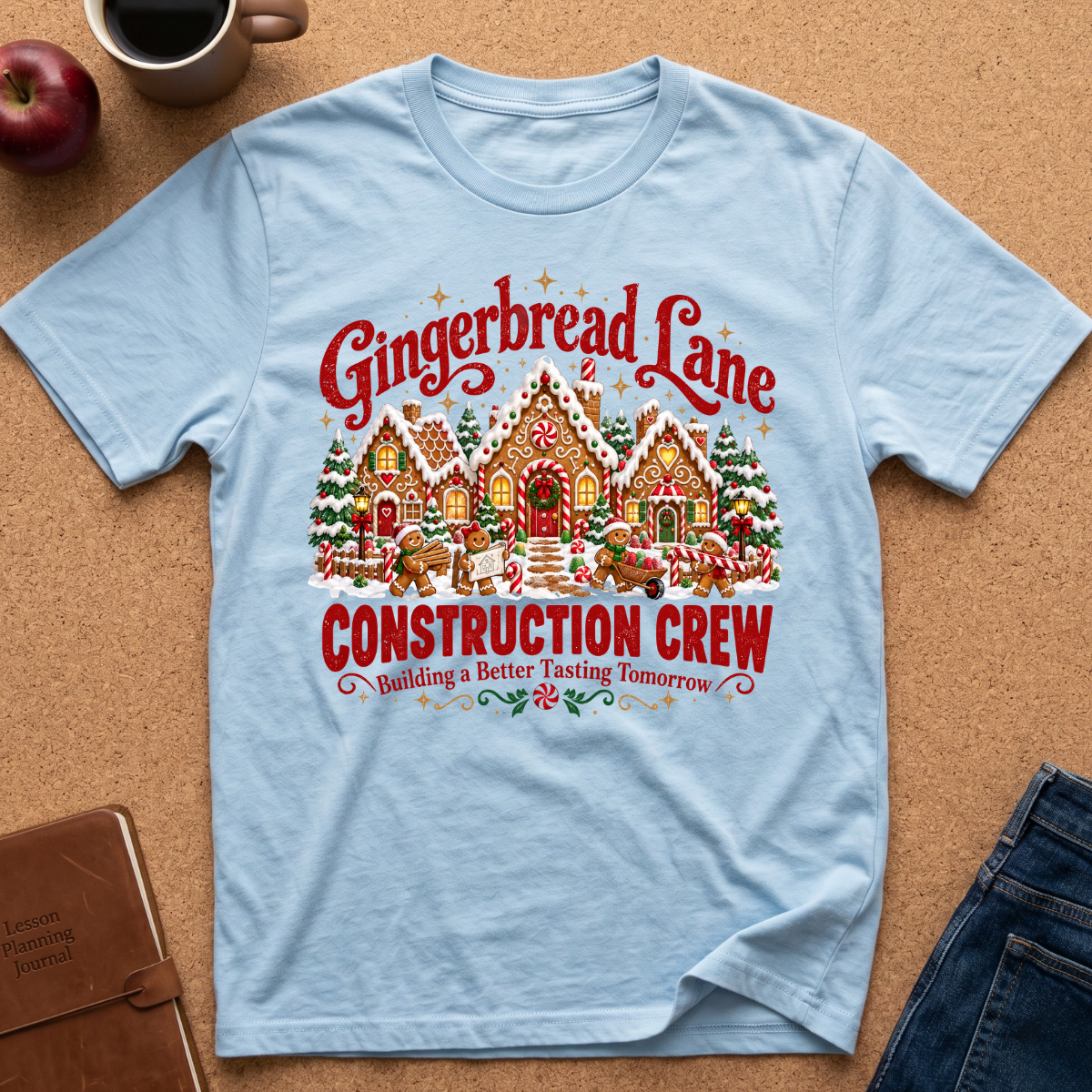 Gingerbread Lane Construction Crew T-Shirt