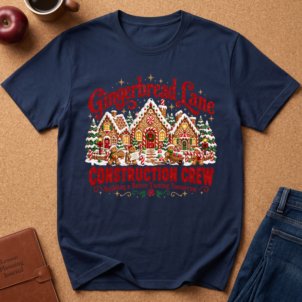 Gingerbread Lane Construction Crew T-Shirt