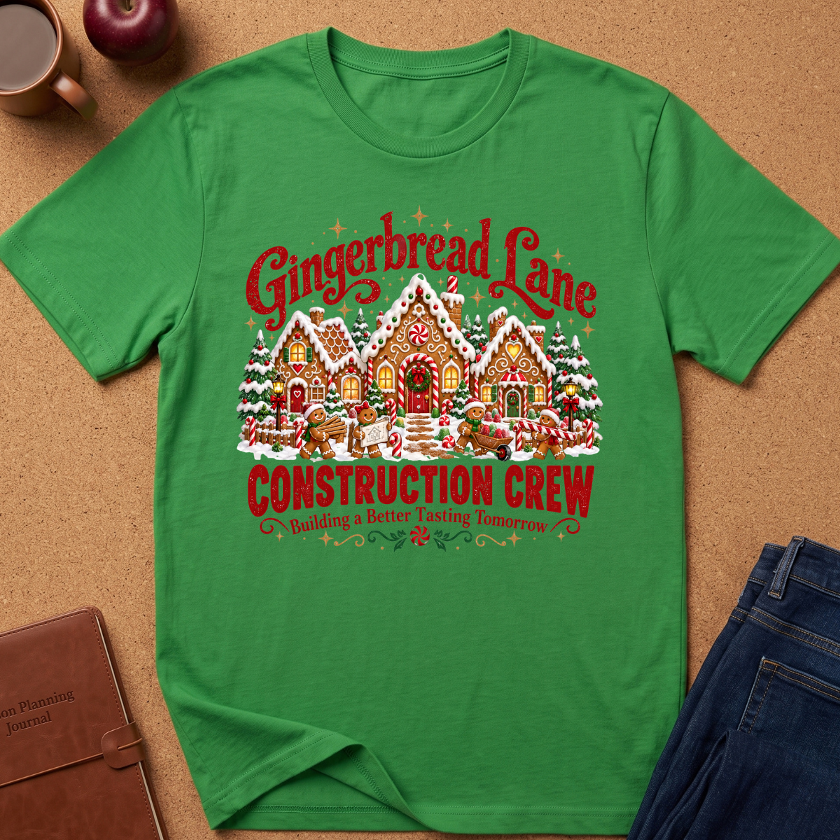 Gingerbread Lane Construction Crew T-Shirt