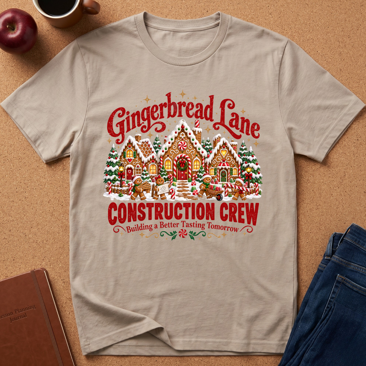 Gingerbread Lane Construction Crew T-Shirt