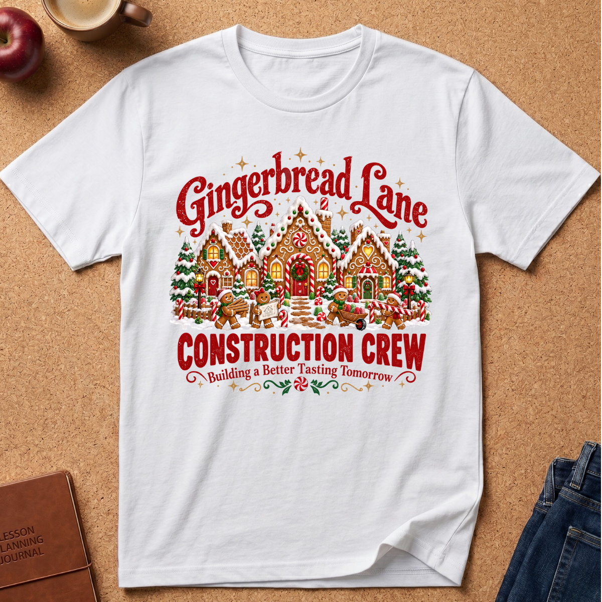 Gingerbread Lane Construction Crew T-Shirt