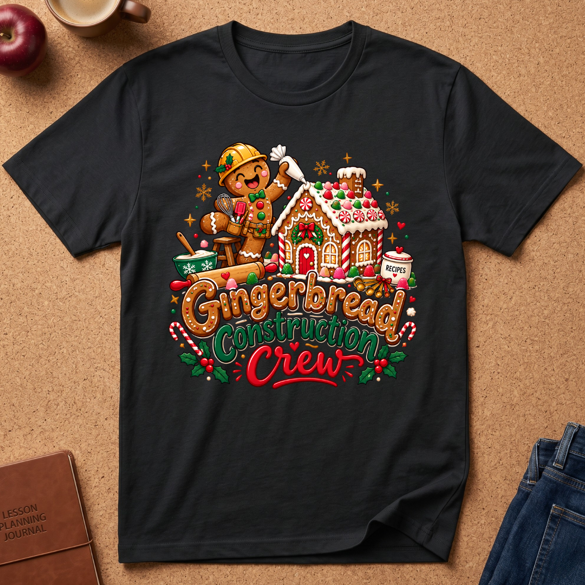 Gingerbread Construction Crew T-Shirt