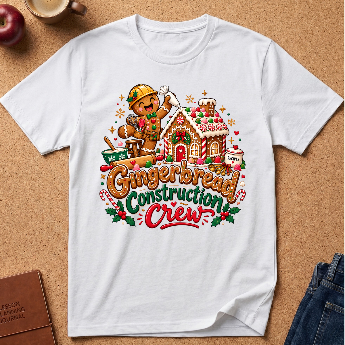 Gingerbread Construction Crew T-Shirt
