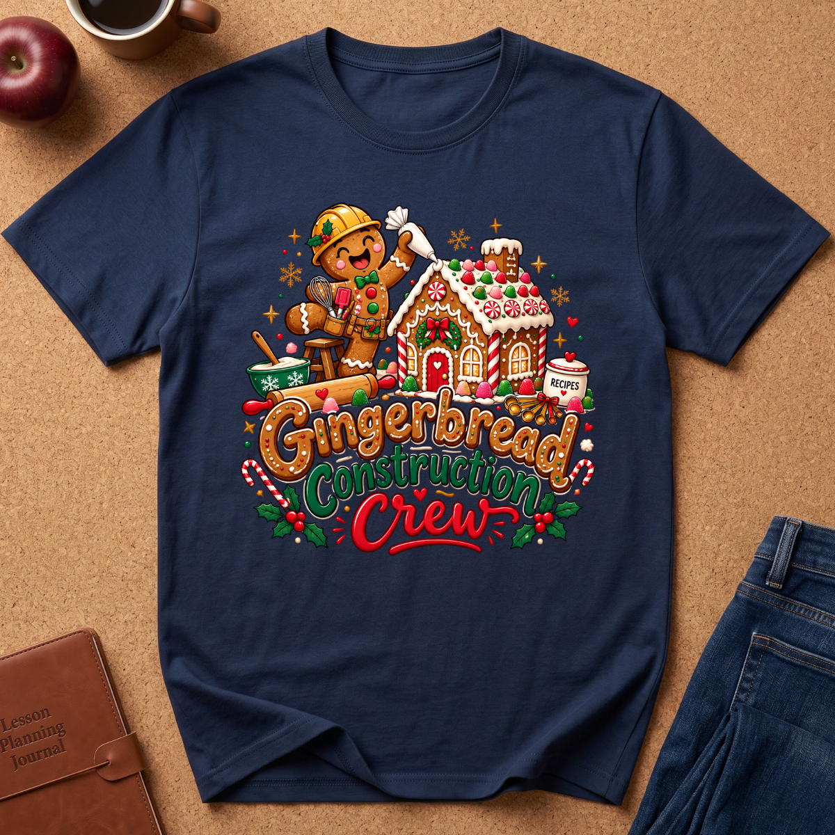 Gingerbread Construction Crew T-Shirt