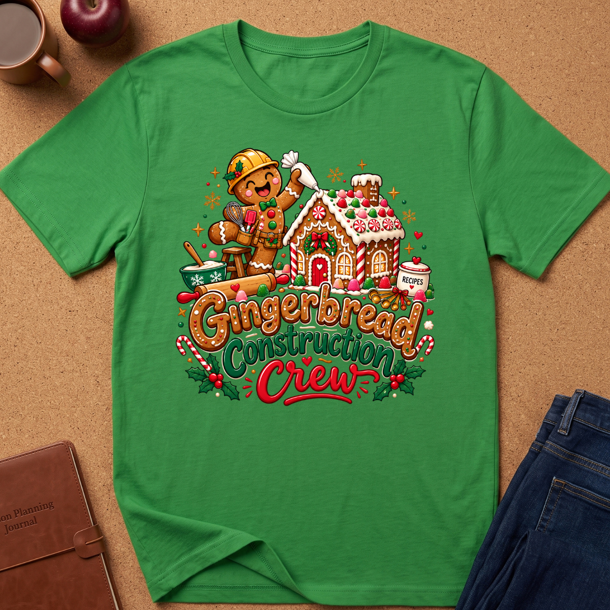 Gingerbread Construction Crew T-Shirt