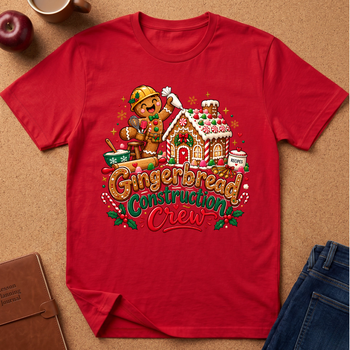 Gingerbread Construction Crew T-Shirt