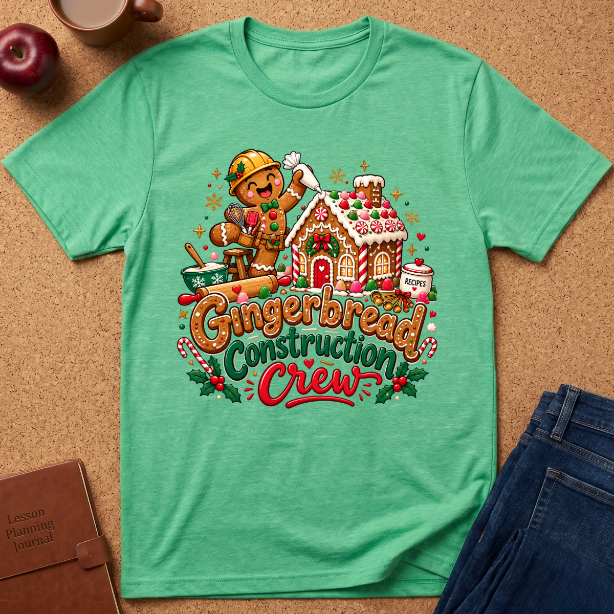 Gingerbread Construction Crew T-Shirt