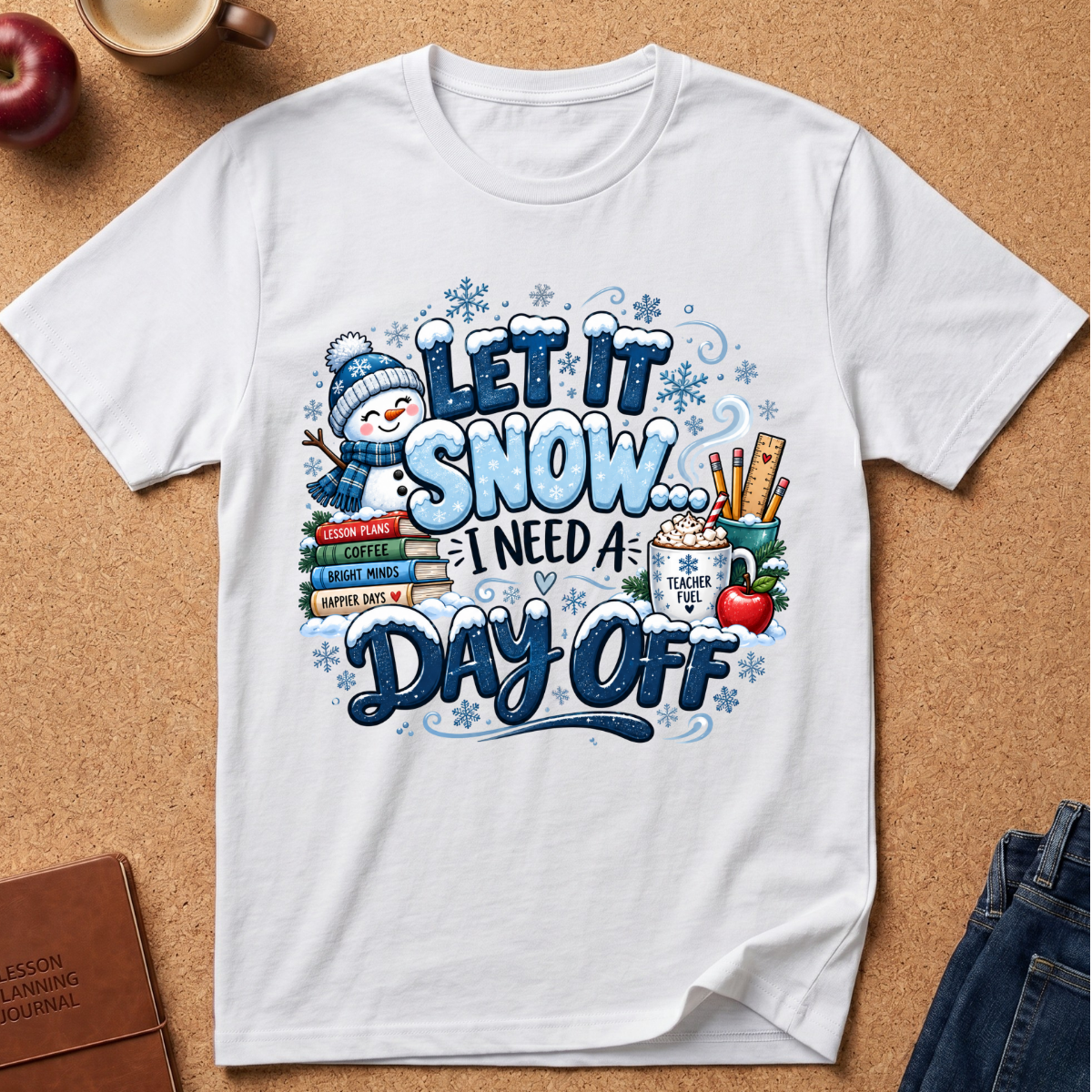 Let It Snow Need A Break T-Shirt