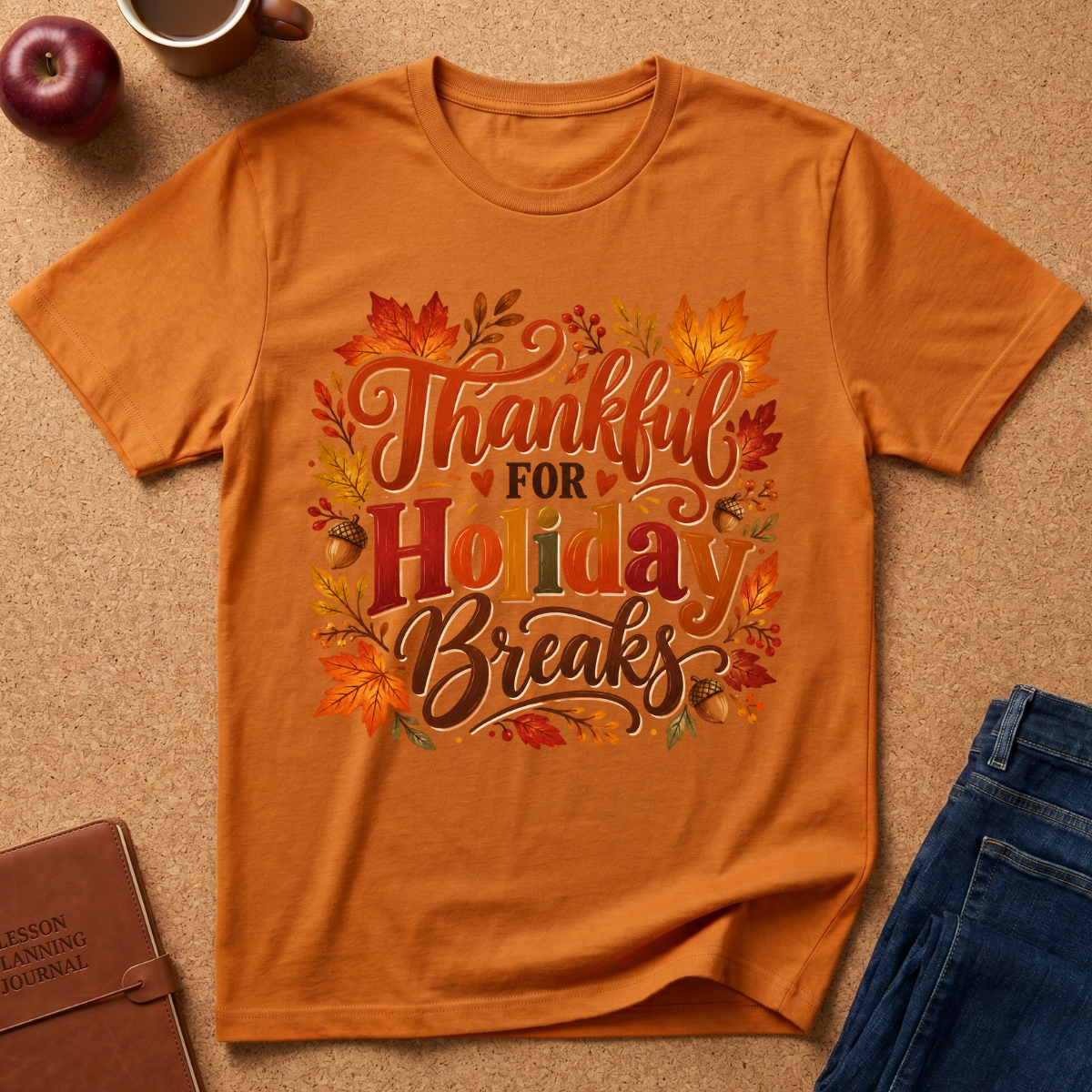 Thankful for Holiday Breaks T-Shirt