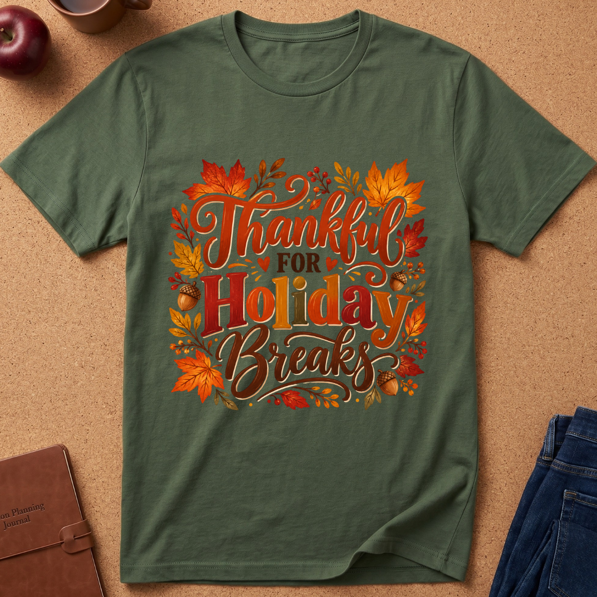 Thankful for Holiday Breaks T-Shirt