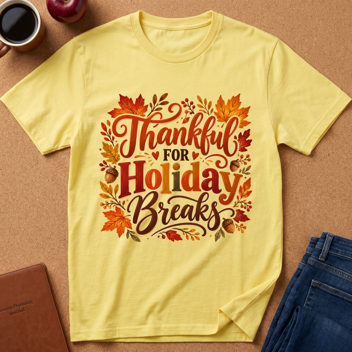 Thankful for Holiday Breaks T-Shirt