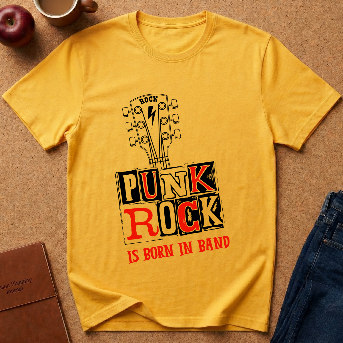 Punk Rock Is Born In Band T-Shirt