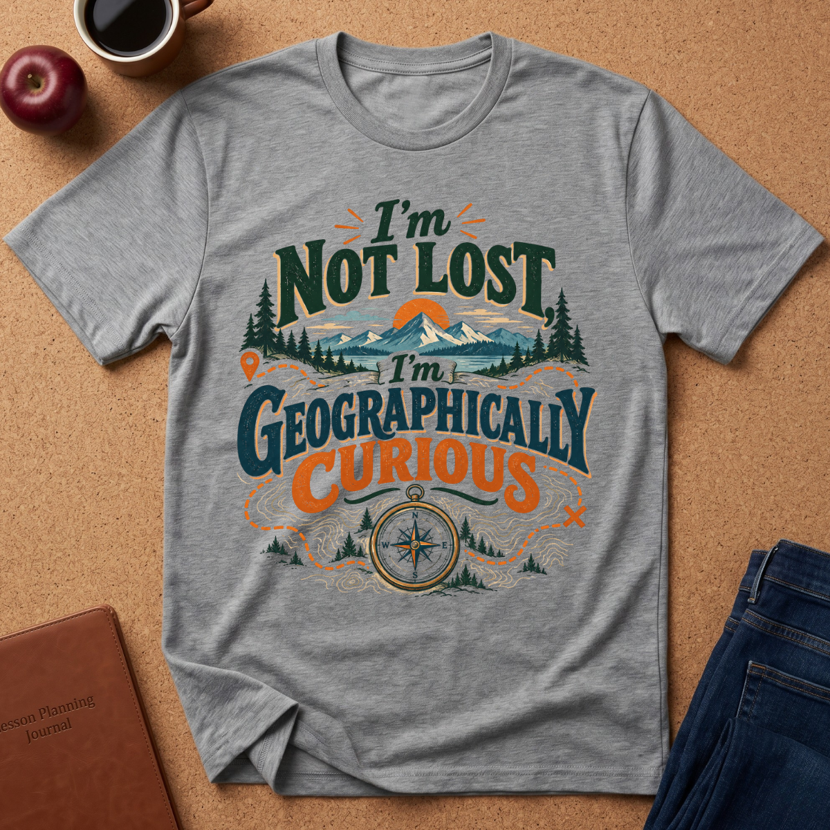 Not Lost, Geographically Curious T-Shirt