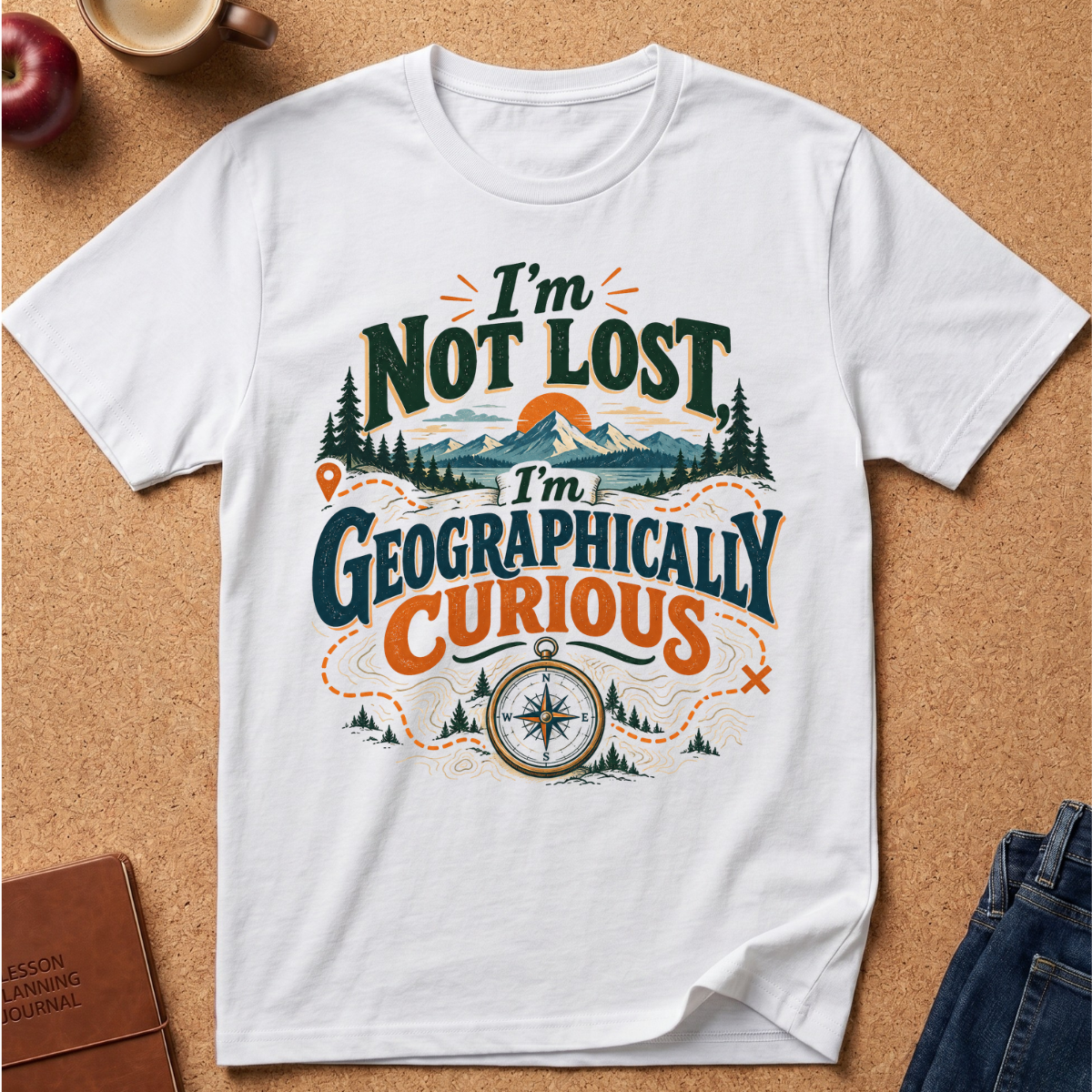 Not Lost, Geographically Curious T-Shirt