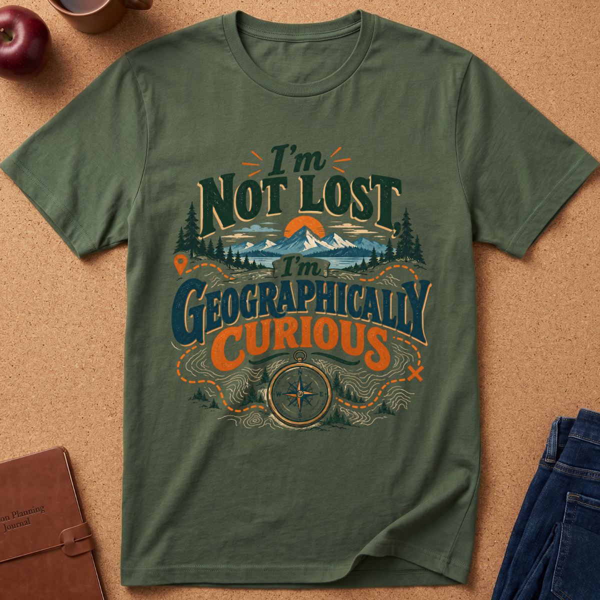 Not Lost, Geographically Curious T-Shirt