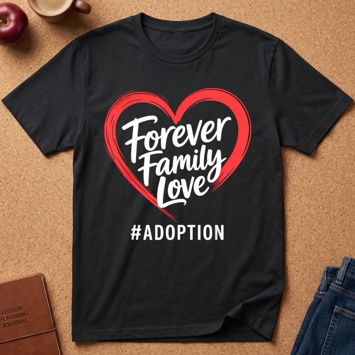 Forever Family Love #Adoption T-Shirt