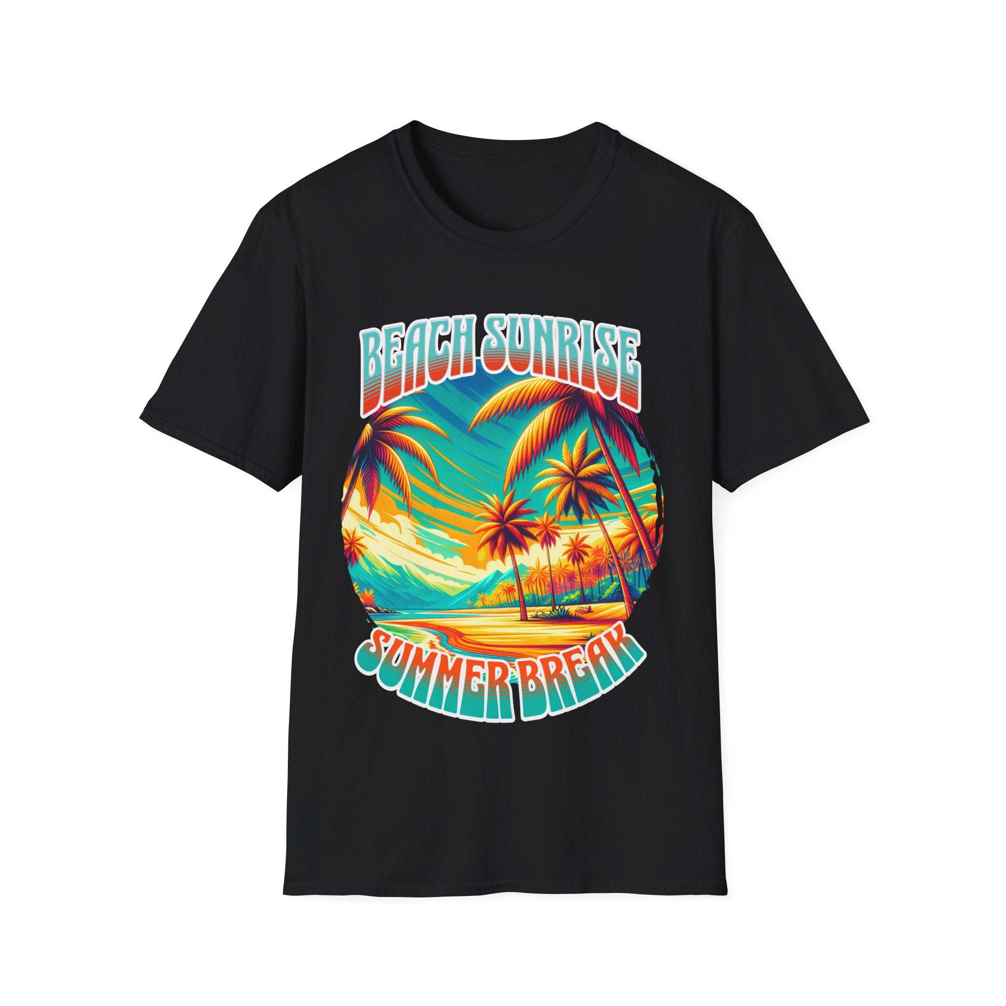 Beach Sunrise Summer Break T-Shirt