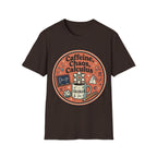 "Caffeine, Chaos, Calculus" Math Lover T‑Shirt