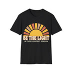 "Be The Light in Their Loudest Season" Retro Sun T-Shirt