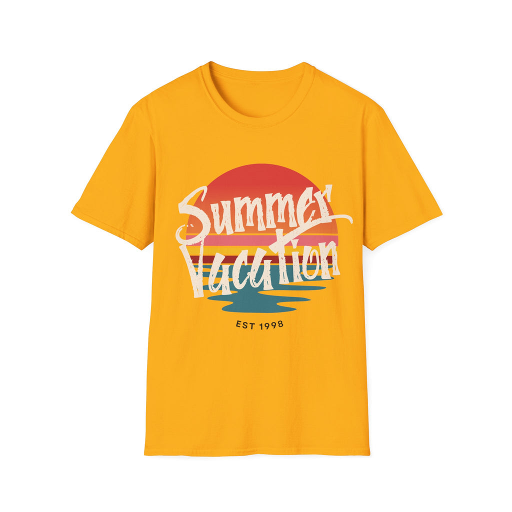 Retro Sunset Summer Vacation T-Shirt