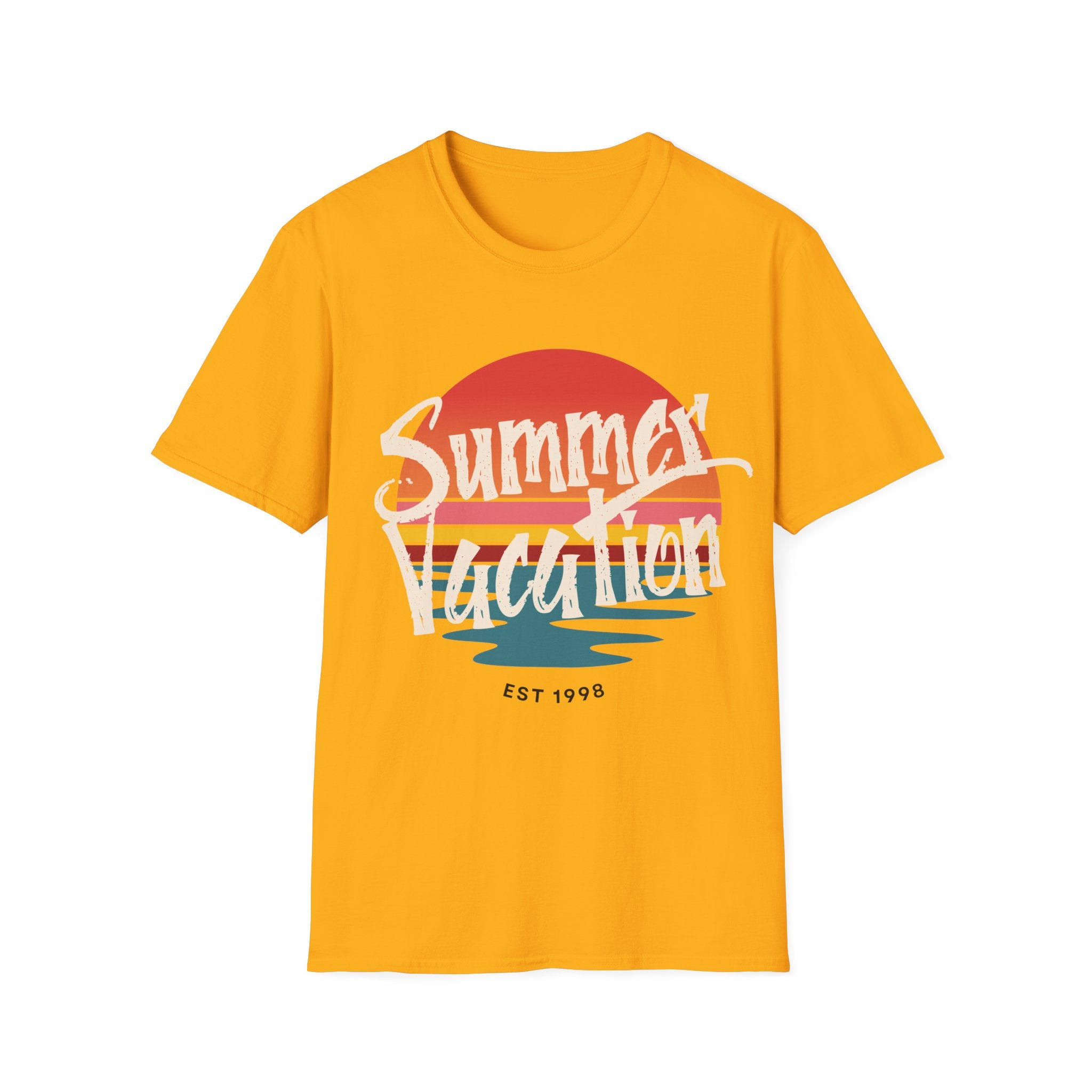 Retro Sunset Summer Vacation T-Shirt