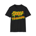 Cool Teacher T-Shirt — Neon Graffiti Teacher Graphic Gift