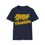 Cool Teacher T-Shirt — Neon Graffiti Teacher Graphic Gift