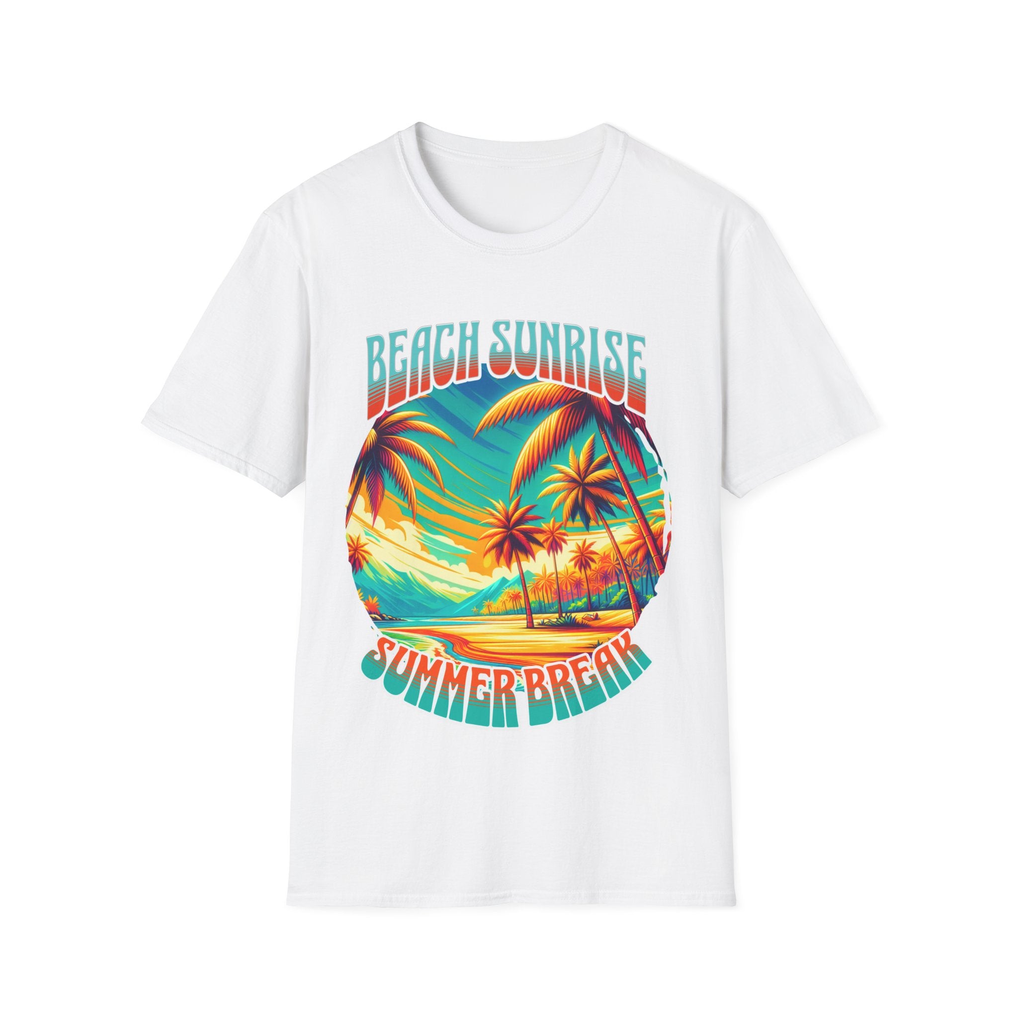 Beach Sunrise Summer Break T-Shirt