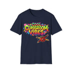 Cool Classroom Vibes T-Shirt — Teacher Apple & Pencils Graphic Tee