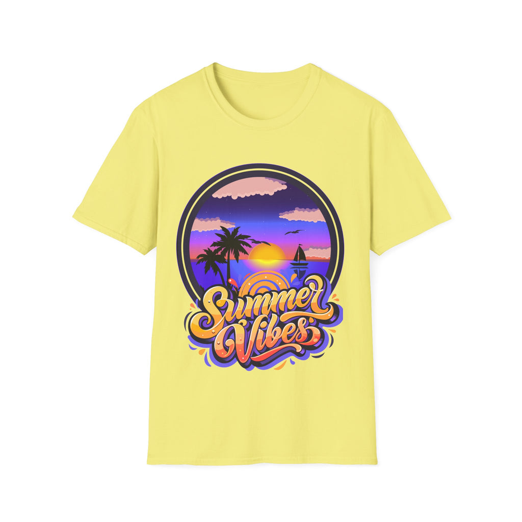 Tropical Sunset Summer Vibes T-Shirt