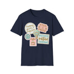Positive Vibes T-Shirt — 'Mistakes Are Proof I'm Trying' Motivational Graphic Tee