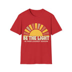 "Be The Light in Their Loudest Season" Retro Sun T-Shirt