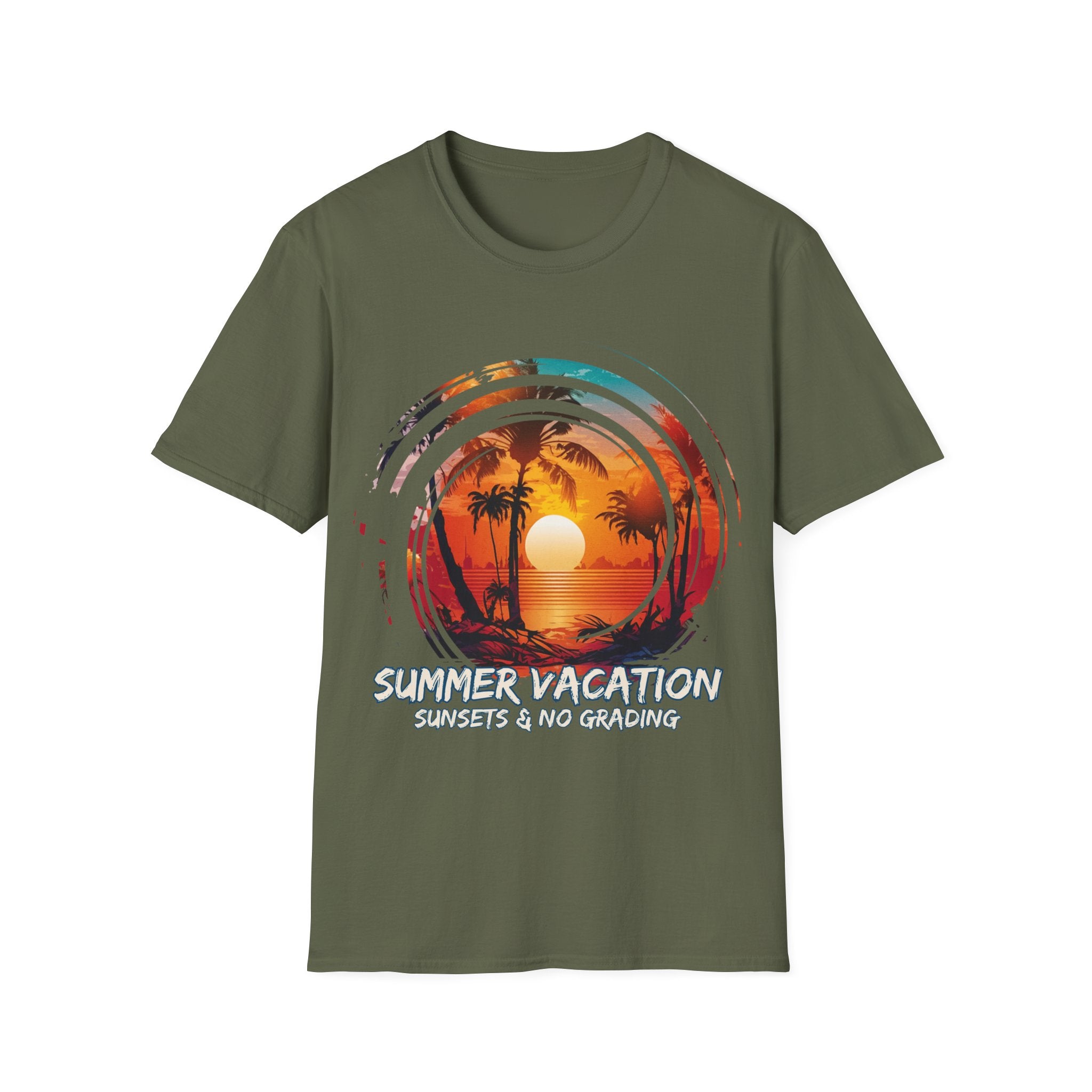 'Sunsets & No Grading' T-Shirt