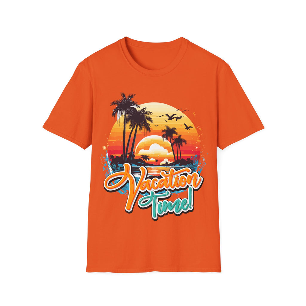 Retro Sunset Vacation Time T-Shirt