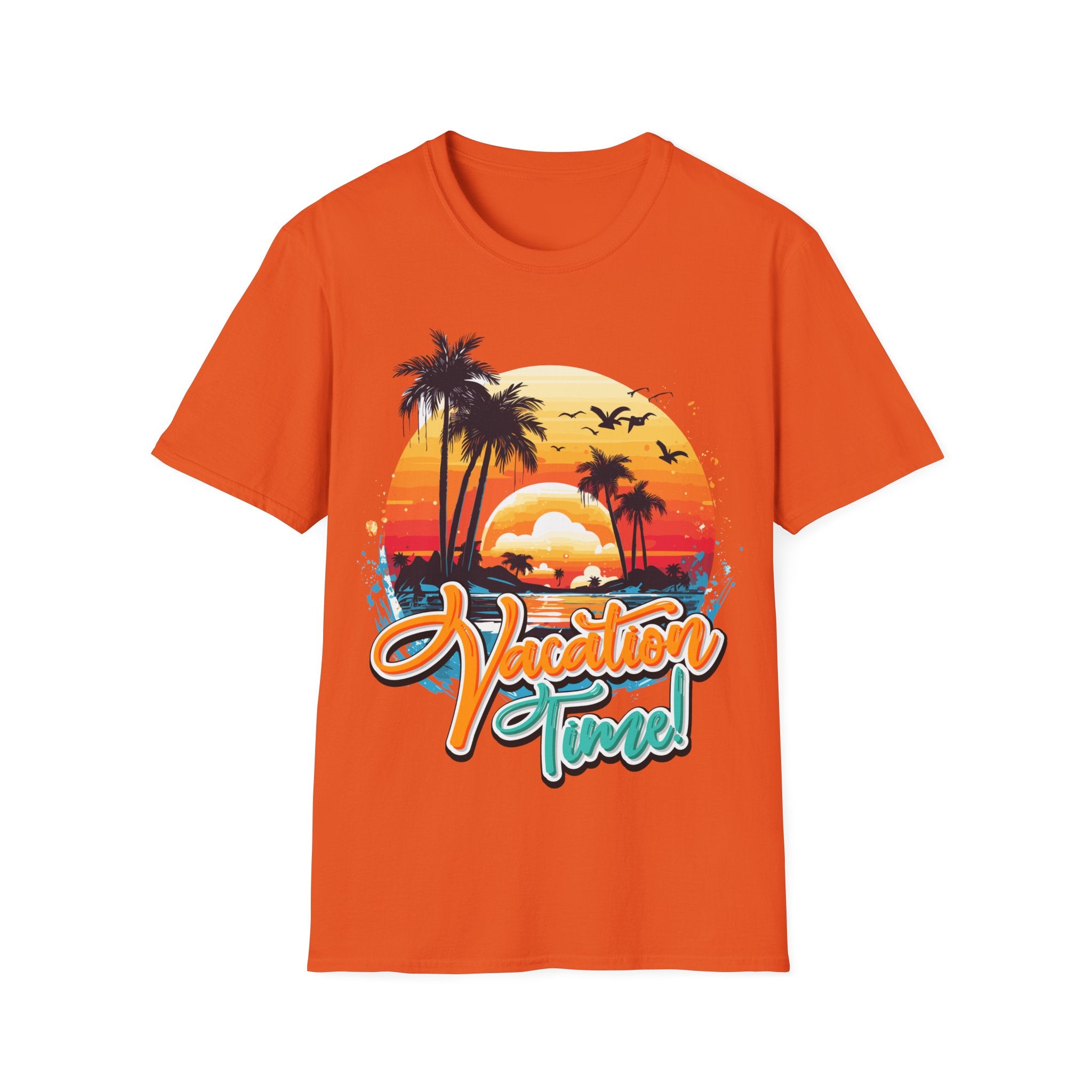 Retro Sunset Vacation Time T-Shirt