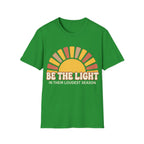"Be The Light in Their Loudest Season" Retro Sun T-Shirt