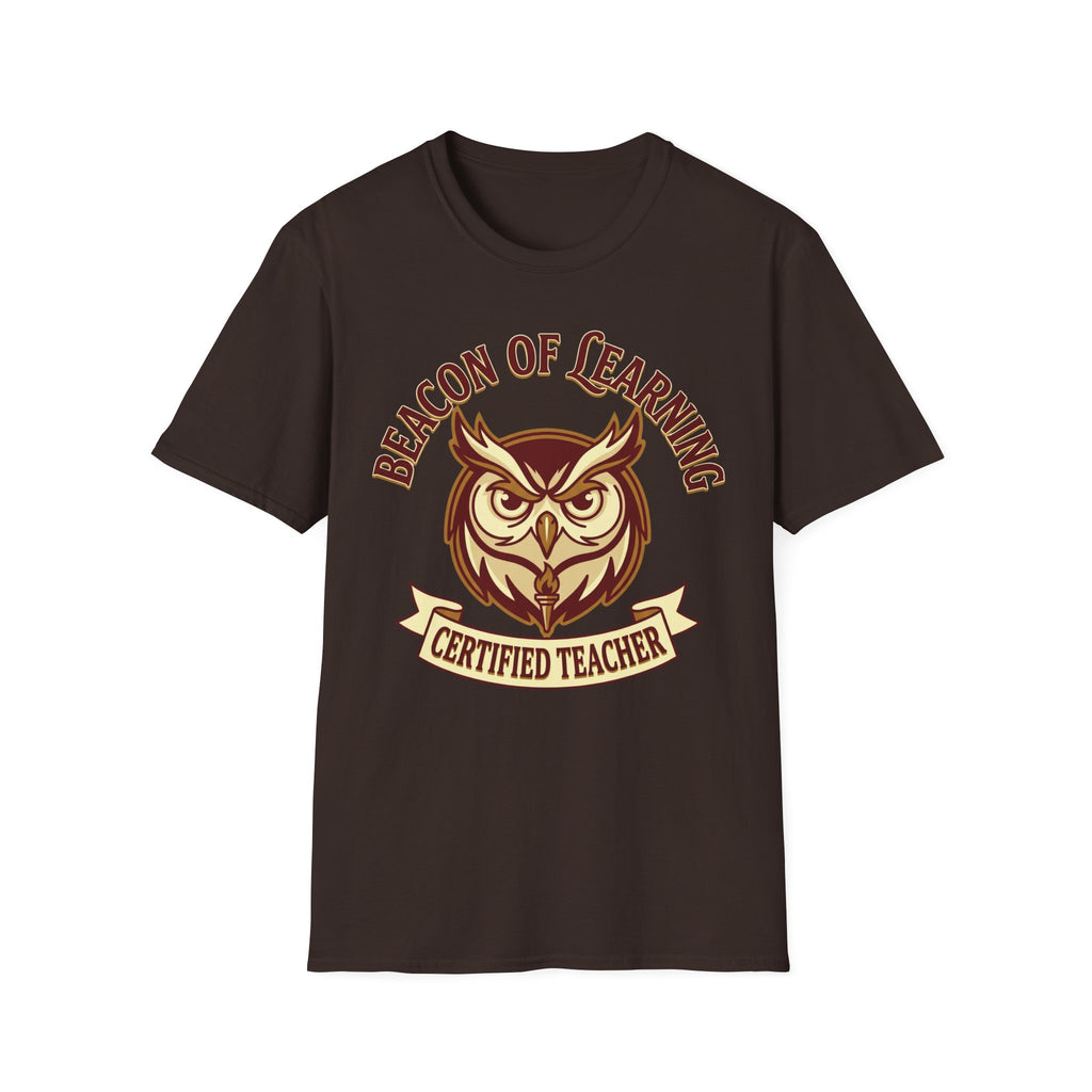"Beacon of Learning" Certified Teacher Owl T-Shirt
