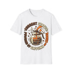 "Current Status: Powered by Caffeine and Chaos" T-Shirt