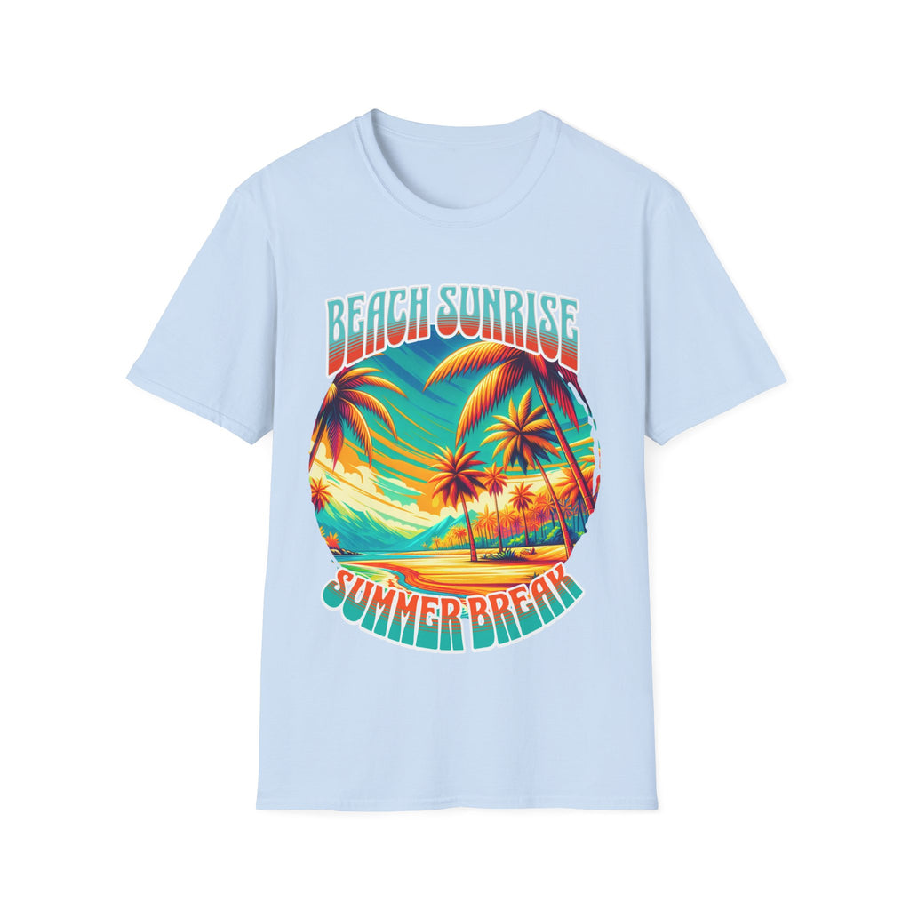 Beach Sunrise Summer Break T-Shirt