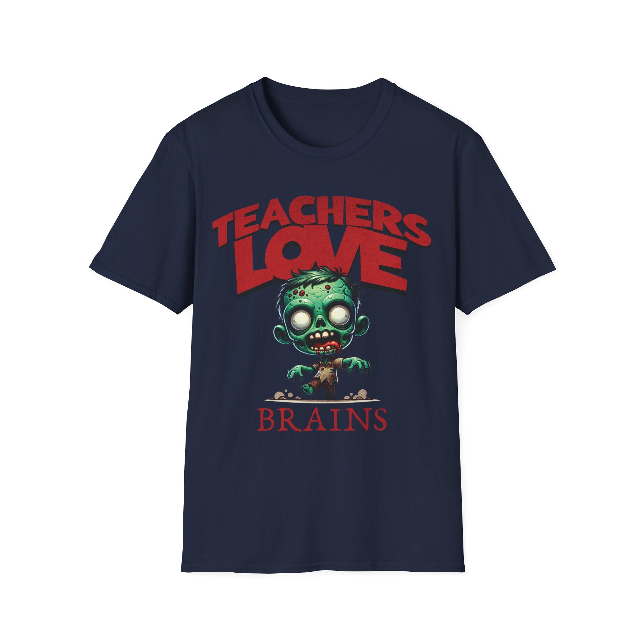 Teachers Love Brains T-Shirt — Funny Zombie Teacher Tee