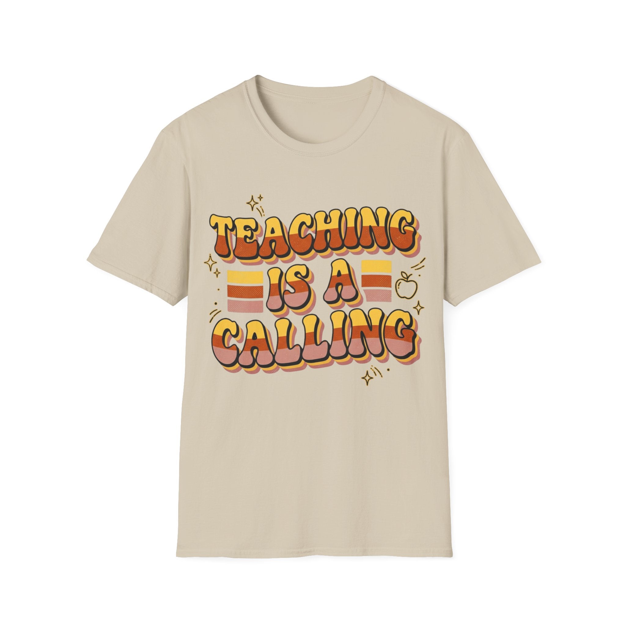 Teaching Is a Calling T-Shirt — Retro Teacher Appreciation Tee