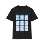 "How Do You Feel" Mood Chart T-Shirt — Emoji Grid Tee