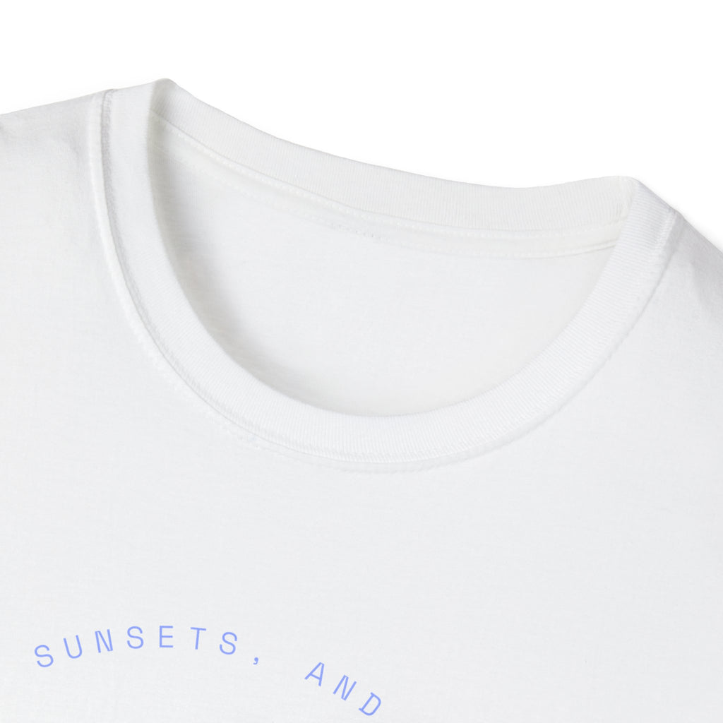 Beaches, Sunsets, and No Grades Summer Vacation T-Shirt